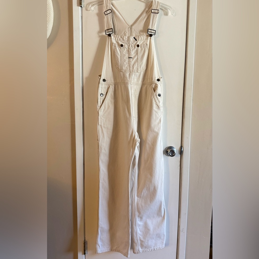 Doen Myrtle Overalls in Oatmilk - Picture 2 of 9